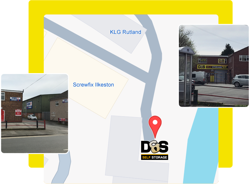 D&S Storage Ilkeston location map